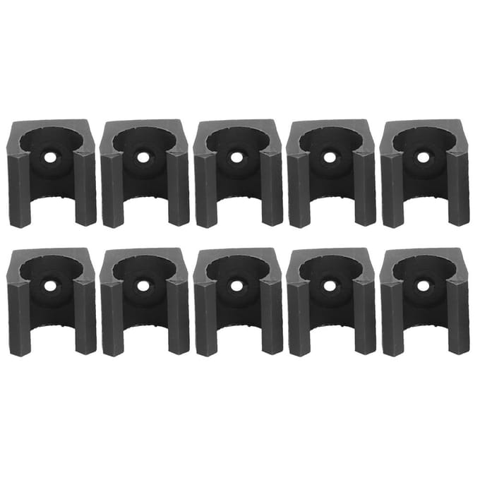 10 stuks Plastic Biljart Pool Enkele Houder Mini Stang Organizer Houder Accessoire (Midden) black