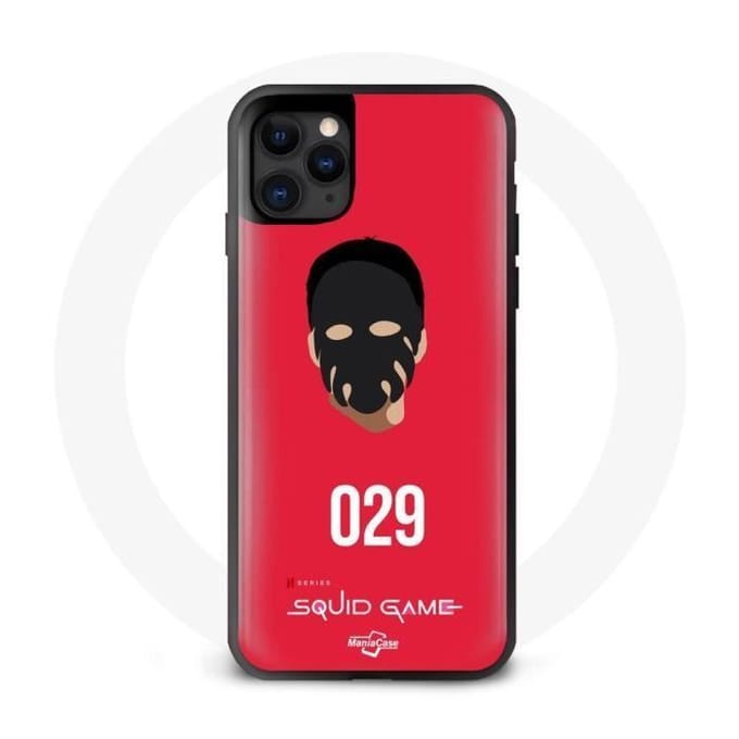 Coque maniacase pour Iphone 13 mini Squid Game Hwang Jun Ho noir
