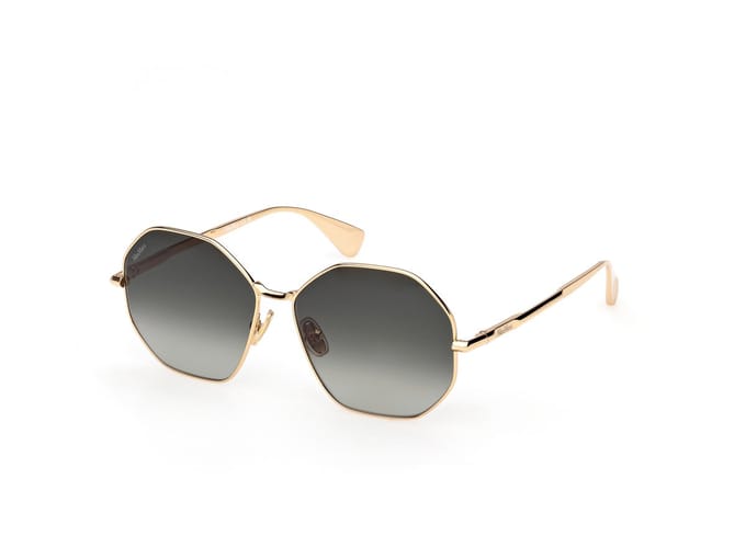 Max Mara MM0168 GOLD/GREEN 57/14/140 Unisex Zonnebrillen