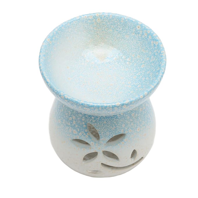 Essentiële Olie Brander Aromatherapie Aroma Diffuser Keramische Waxinelichthouder Oliebrander voor Thuis white