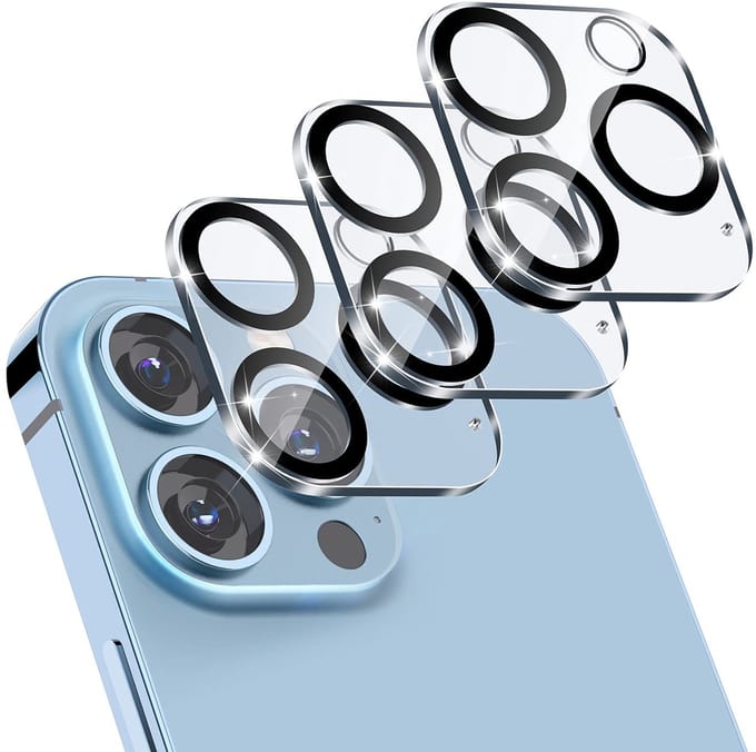 iPhone 13 Pro / 13 Pro Max lensbescherming 3-pack Transparant