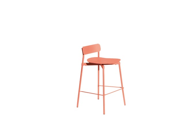 Petite Friture Fromme Barkruk - koraal - Zithoogte 65 cm