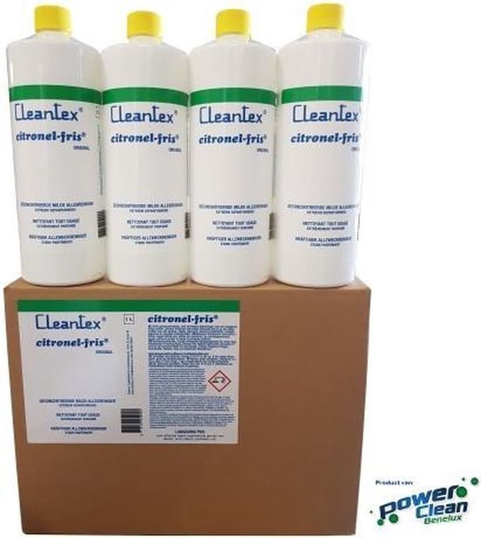 CleanTex® Citronel-fris op basis van citronella olie in doos 12x1000ml