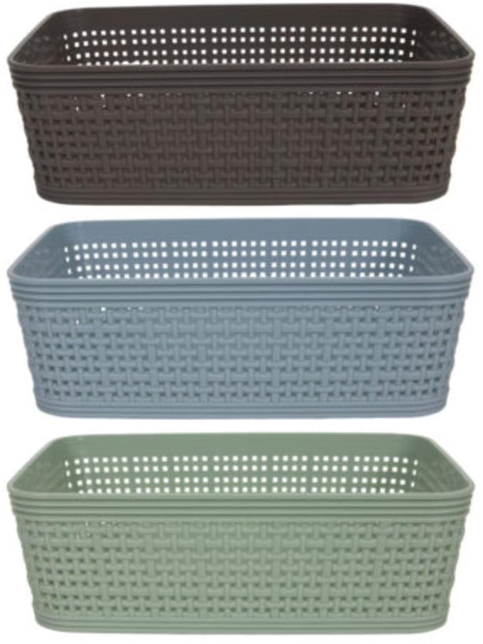 Mand 1,8L 19x13x6cm woven