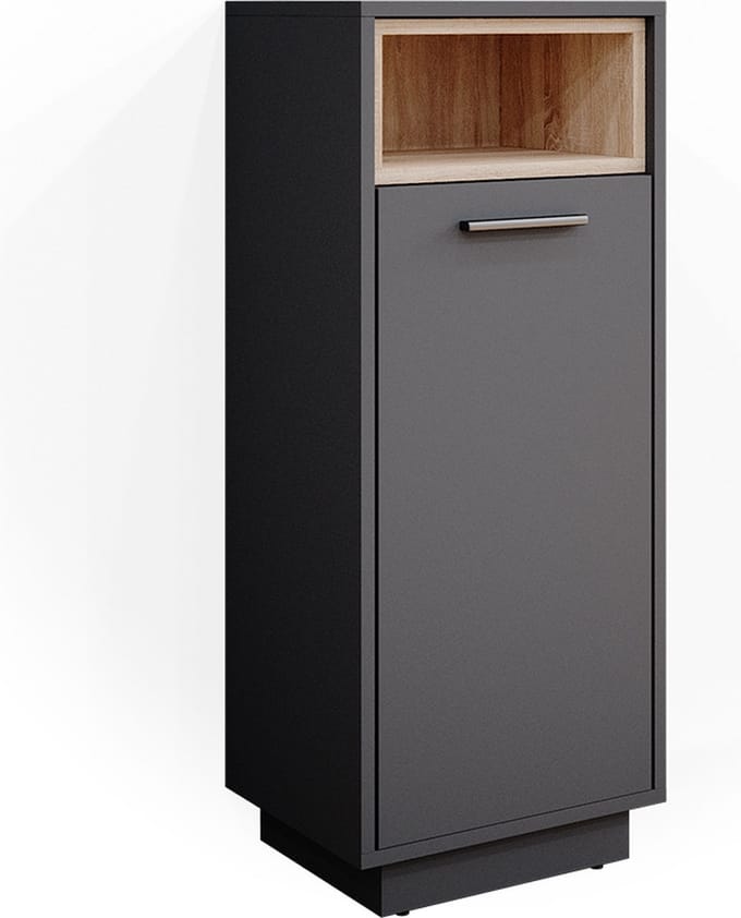 Vicco Beatrice Halfhoge kast – 30 x 93 cm Antraciet