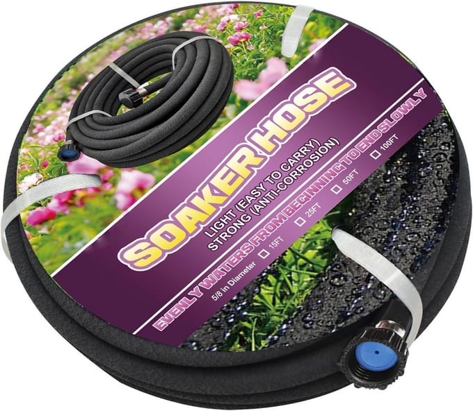 7,6m Soaker Slang - Waterbesparende Druppelslang voor Tuin en Gazon (5/8 inch)