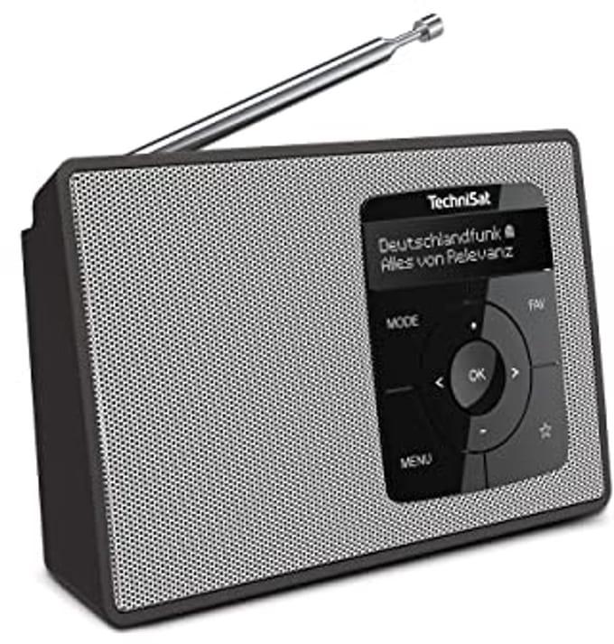 Draagbare DAB+/FM-radio met Bluetooth en OLED-display