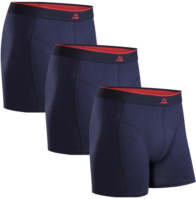 DANISH ENDURANCE Bamboe Boxershorts - Comfortabel Ademend Ondergoed - Heren - 3 paar - M