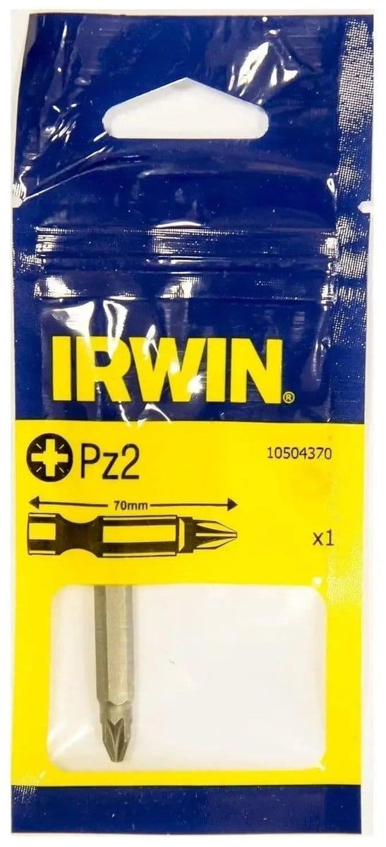 Irwin Pozidriv Pz2 - 1/4”/70 mm - VE=1 - 10504370