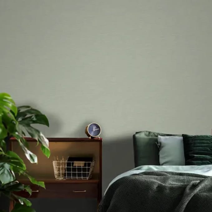 Decomode Vliesbehang Yarn Sage - Licht Groen - 10,05m X 104cm