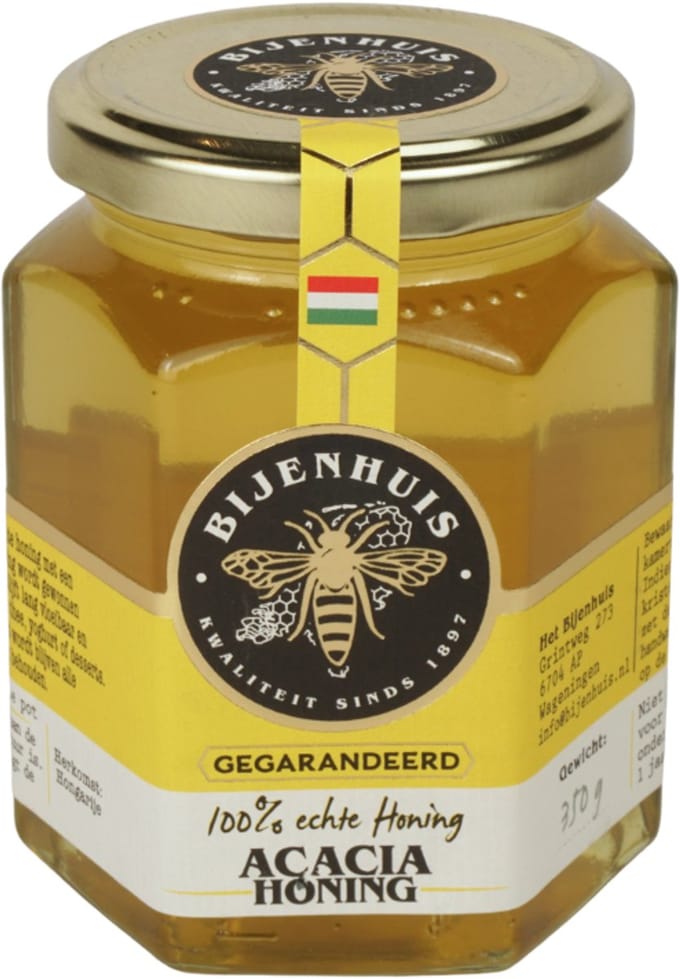 Het Bijenhuis Wageningen - Acaciahoning - 350 g