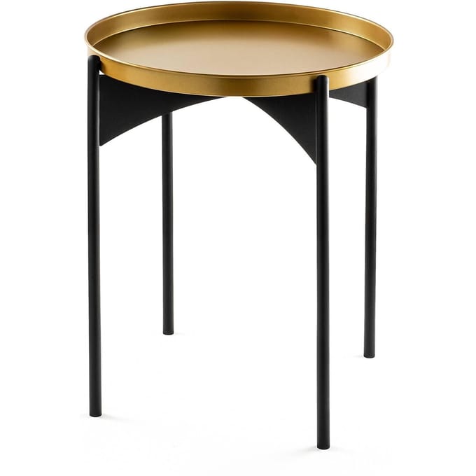 Asir - Salontafel - Zwart en Goud - 44 x 44 x 57 cm