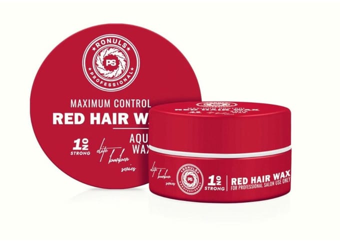 Ronuls Professional hair styling wax Red 150 ml