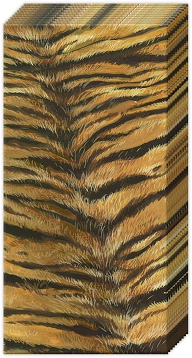 Zakdoeken Tiger print - IHR - 21x21 cm