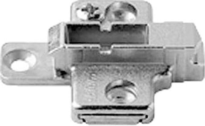 Blum kruismontageplaat  3 mm      175h7130 Clip top