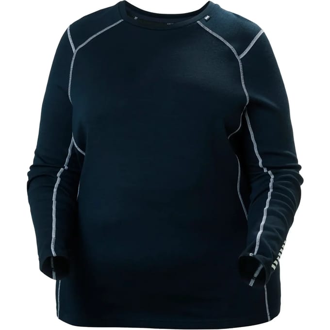 Dames sweatshirt Helly Hansen Lifa Merino Midwt Crew Plus