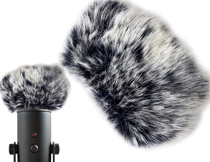 Windscreen voor Microfoon, Windbescherming en Mini Windpopfilter van Schuim, Verminder Windruis en Verbeter Geluidskwaliteit
