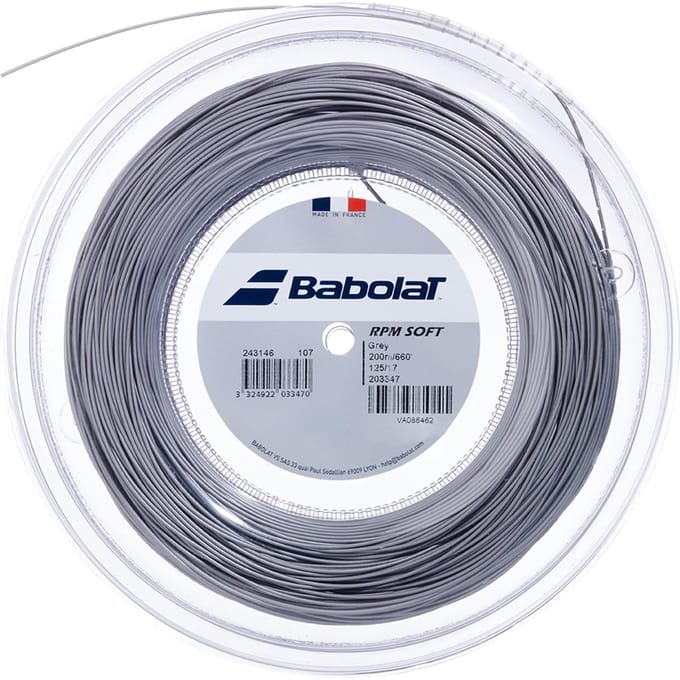Babolat RPM Soft Tennisnaren 200m Grijs 1.25mm