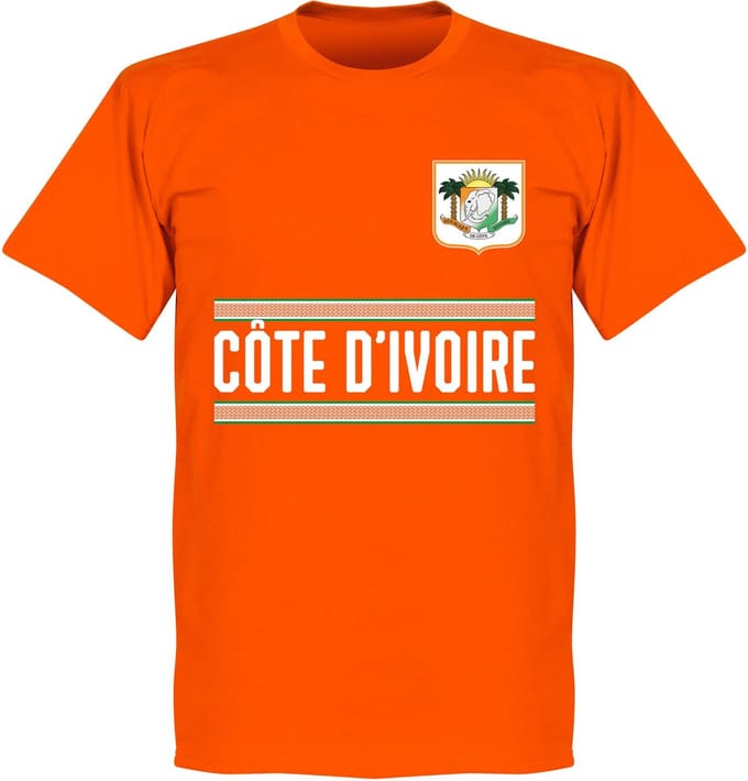 Ivoorkust Team T-Shirt - Oranje - L