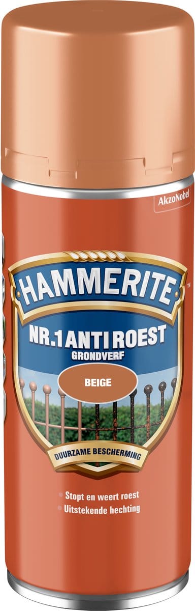 Hammerite - Nr. 1 Anti Roest (Spray) - Beige - 400 Ml