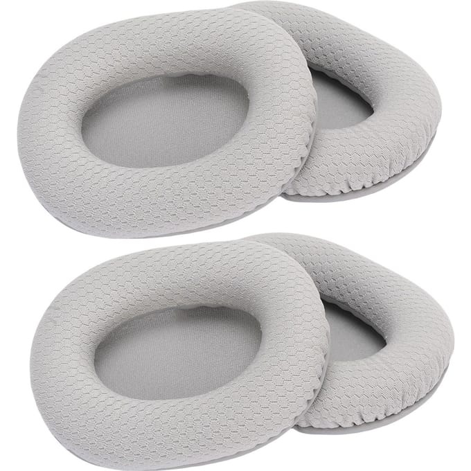 2 Paires Coussinets d'Oreille pour Casque Barracuda X Chroma Isolation du Bruit Coussinets d'Oreille Respirants de Remplacement gris