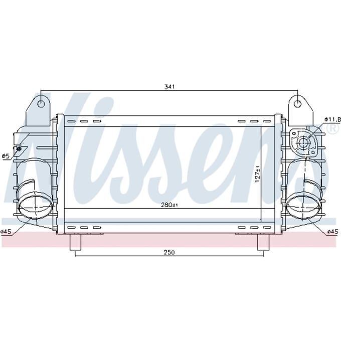 Intercooler NISSENS 96793