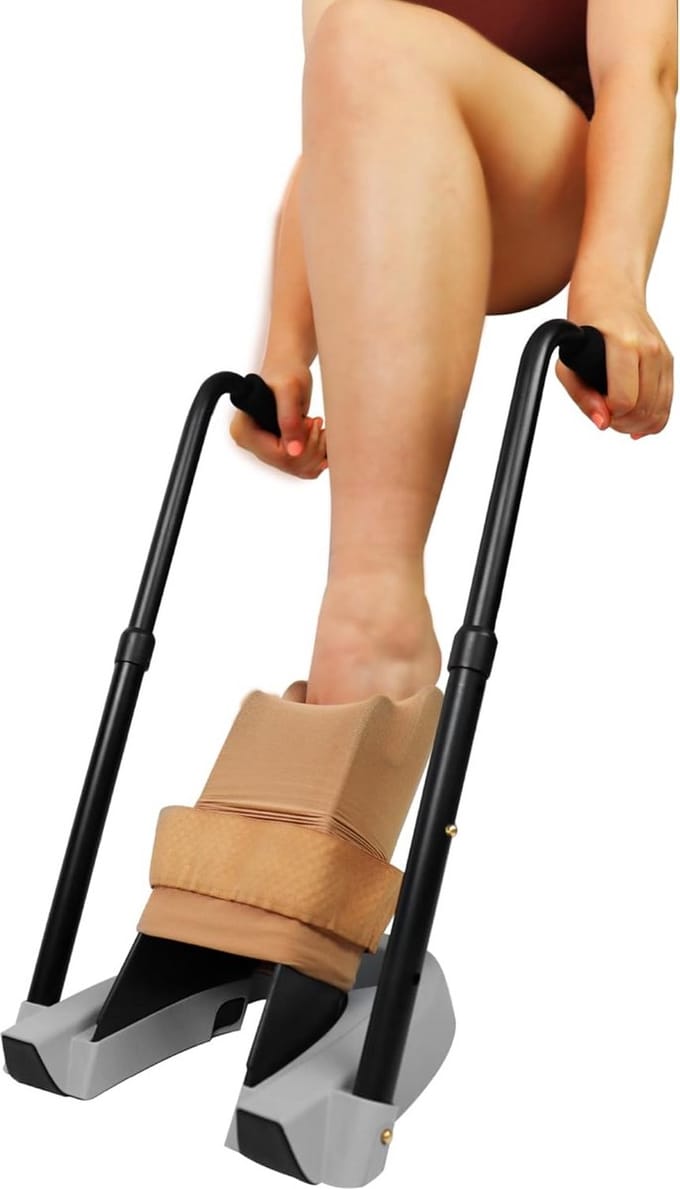 Compressiekousen en Sokken Aantrekhulp 2-in-1 voor Senioren