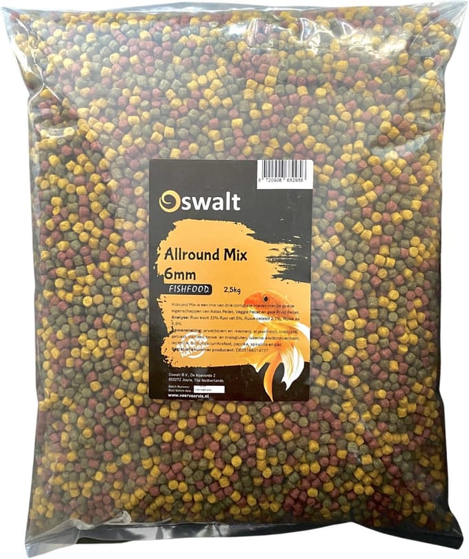 Oswalt Allround Mix - Koivoer - 6mm - 2,5kg