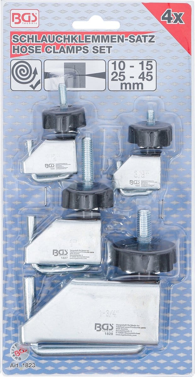 BGS Slangklem assortiment 4 delig