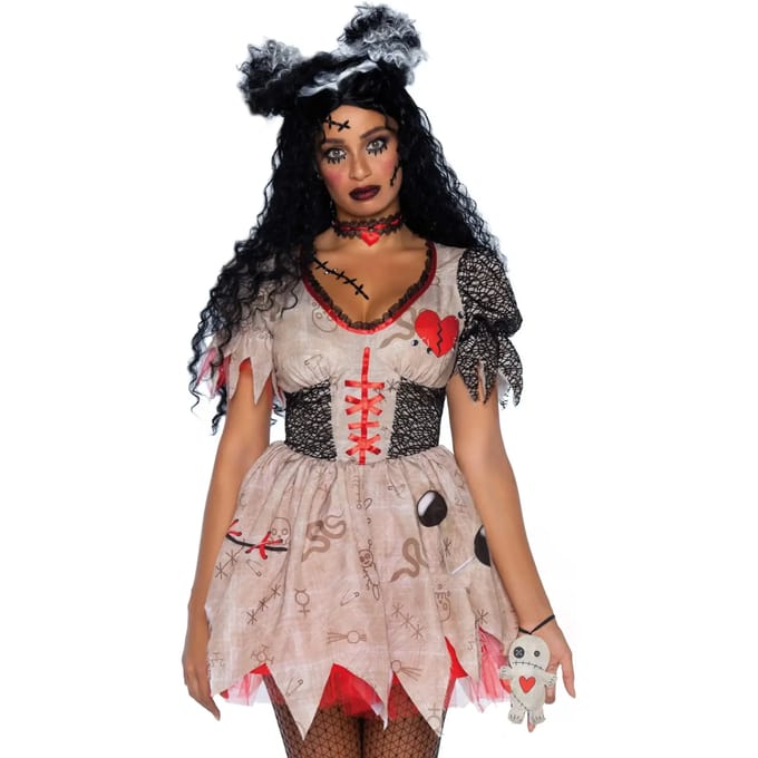 Damesjurk Leg Avenue Voodoo Doll