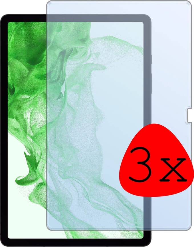Screenprotector - 3 Stuks Geschikt voor Samsung Galaxy Tab S10 Plus - Extra Sterk - Beschermglas - Gehard Glas - Tempered Glass - Screen Protector