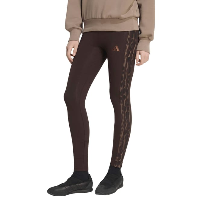 Dierenprint legging voor dames adidas Essentials 3-Stripes