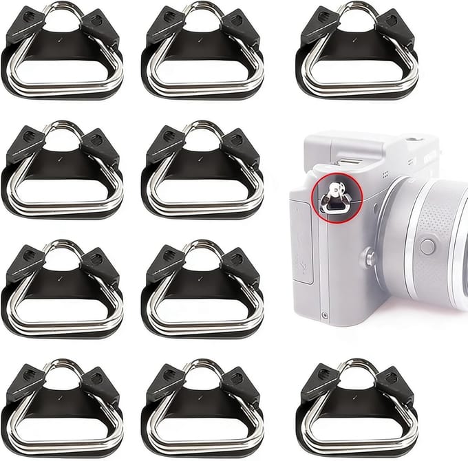 Camera Ringen - Adapter Clips - Camera Bevestiging - Roestvrij Staal - 10 Stuks