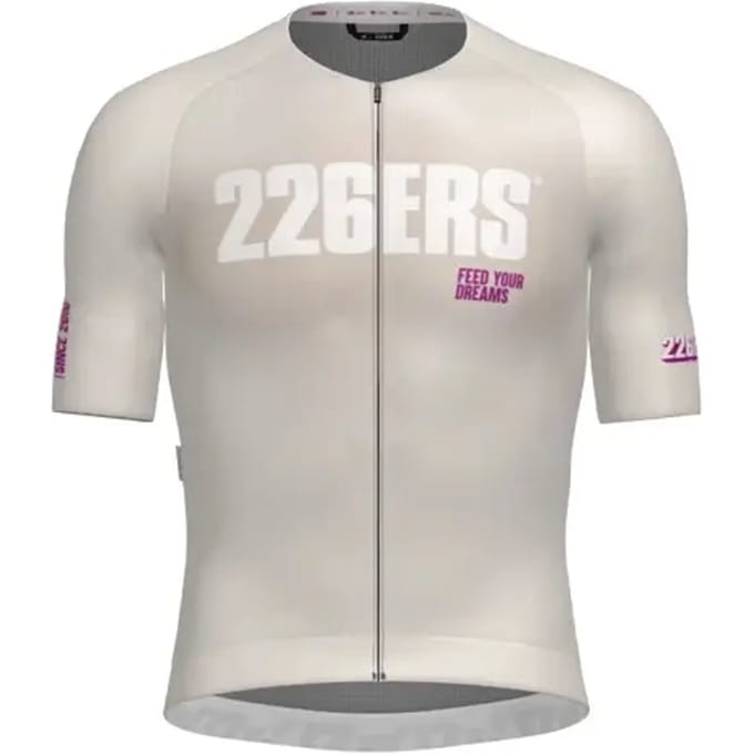 226ers Cx Pro 4.0 Korte Mouw Wielertrui Beige M