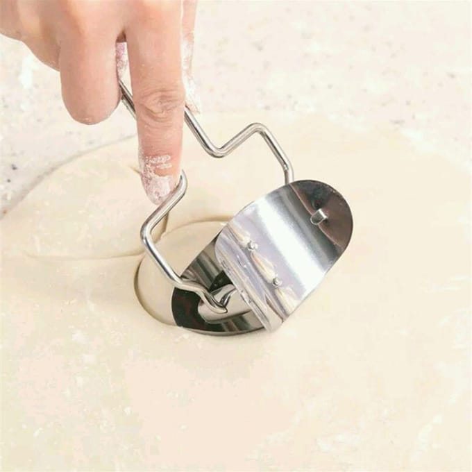 Roestvrij Staal Dumpling Wrapper Vorm Deegtaart Ravioli Maker Banketbakkerij Snijder gray