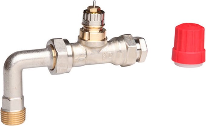 Danfoss Afsluiter recht met bocht RA N15 1 2 Kvs 0,90 m3 h RA N15