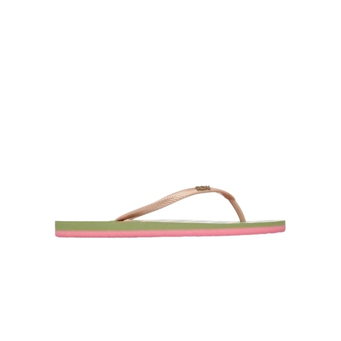 Roxy Mauricia Slippers Groen,Roze EU 36 Vrouw