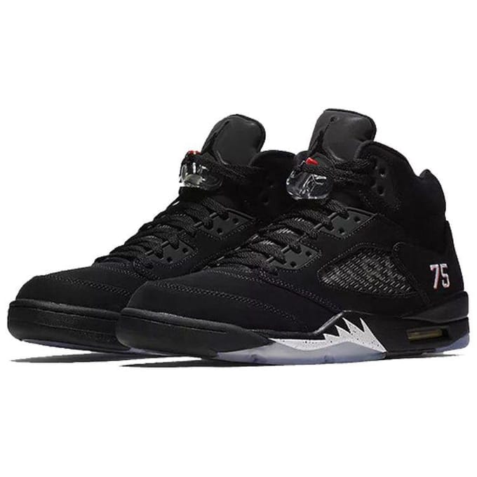 Air Jordan 5 Psg 75 Logo 'Zwart' AV9175-001 42 black