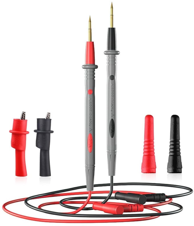 Universele digitale multimeter testleidingen met naaldpunten - 1000 V 20 A