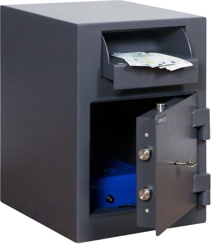 Salvus Monopoli 1 Sleutel slot - Kassa- en afstortkluis - 38 kg