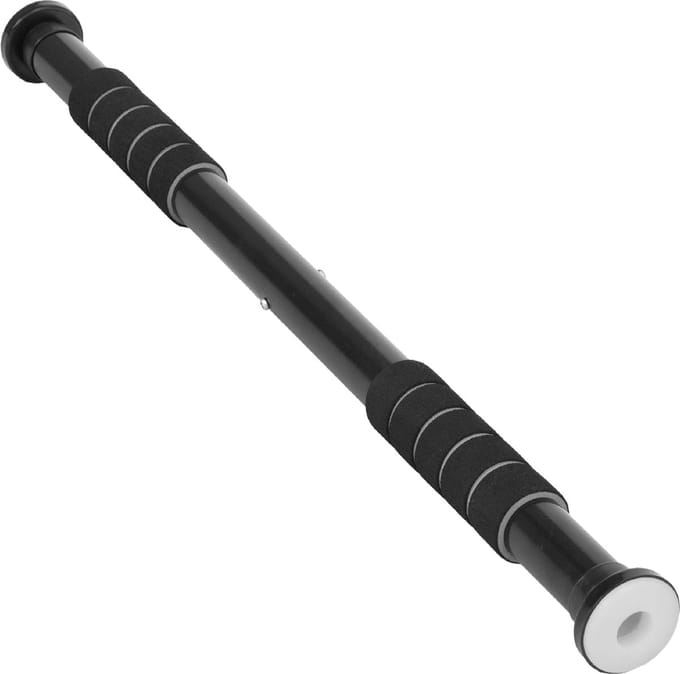 Verstelbare Optrekstang tot 93 cm, Klemdeuren, Antislip Handgrepen, Ideaal voor Thuisworkouts