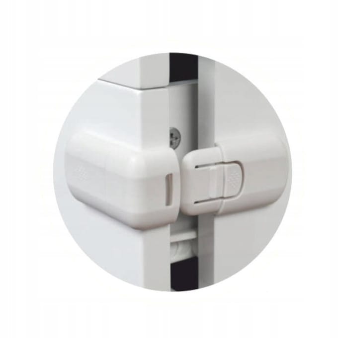 Unicell - Lade Veiligheidsvergrendeling - 1 stuk - Wit - ABS