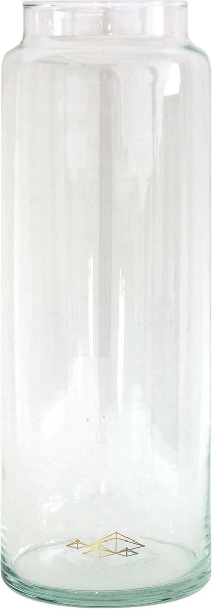 TAK Design Vaas Diamond XL - Handgemaakt - Glas - Ø10 x 30 cm - Goud