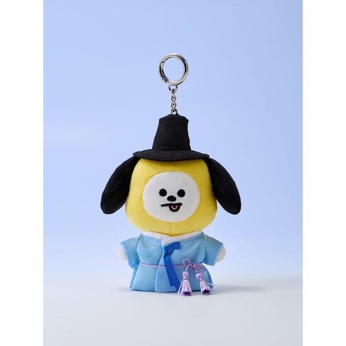 LINE FRIENDS BT21 K-Seonbi Pluche Sleutelhanger Karakter Selectie CHIMMY black