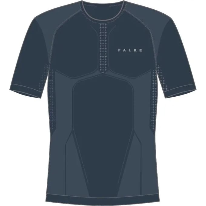 FALKE Warm Shortsleeved Shirt sneldrogend functioneel functioneel shirt met korte mouwen heren blauw - maat S