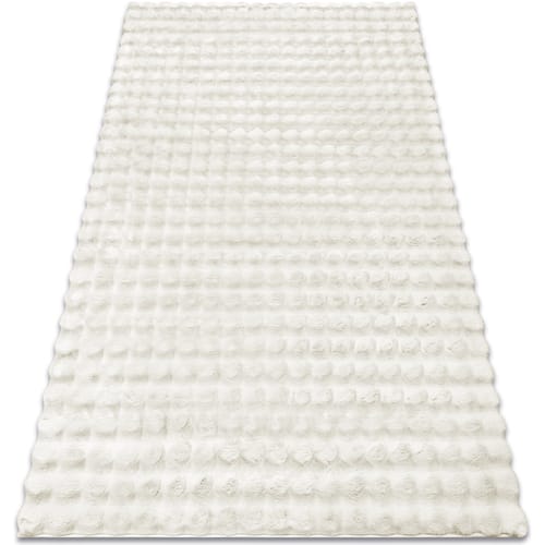 Kleden Rugsx Tapijt BUBBLE wit 11 IMITATIE VAN KONIJNENBONT 80x150 cm