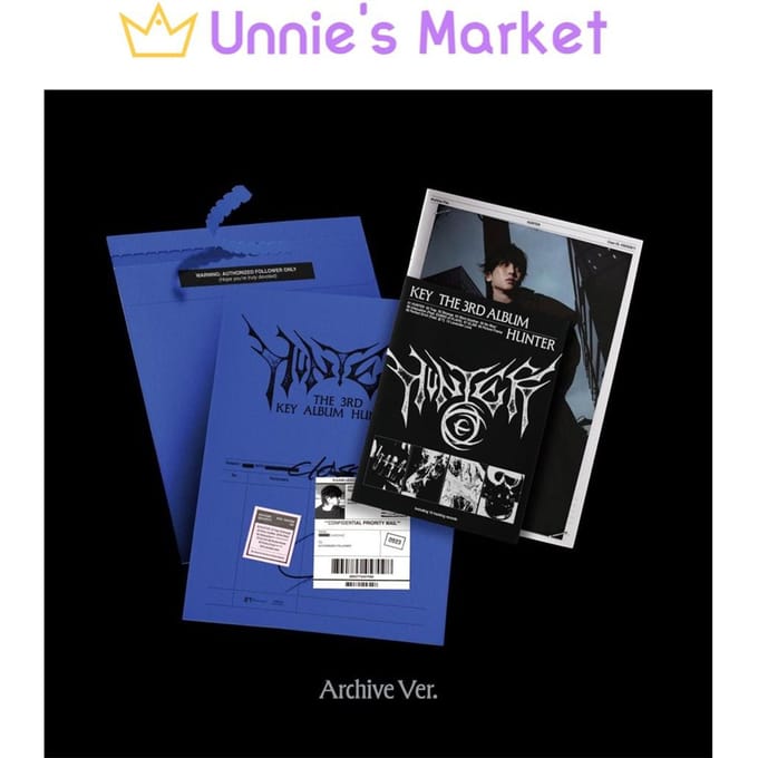 Fotoboek Ver Archief Ver SHINee KEY 3e Album HUNTER No POB blue