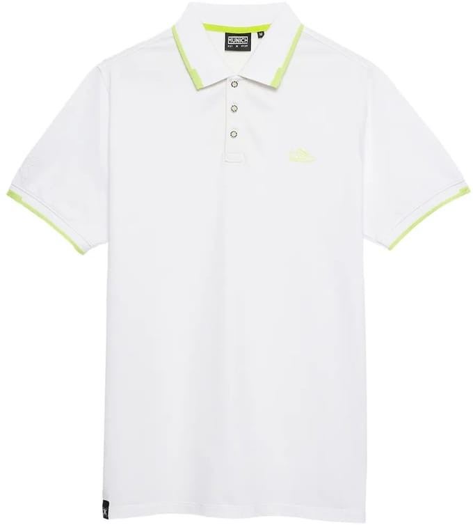 Munich Slam Lifestyle Korte Mouw Poloshirt Wit M Man