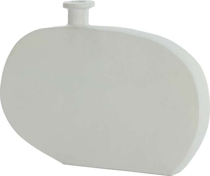 Light&living Vaas deco 32x3,5x30 cm OBIDA crème