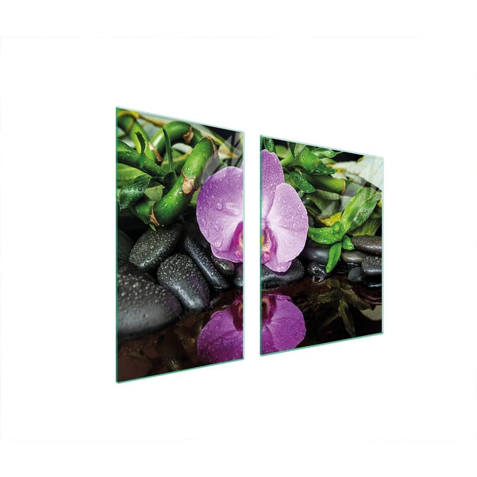 TMK ArtDeko Orchidea - Snijplank - 100x52 cm - Glas - Hittebestendig